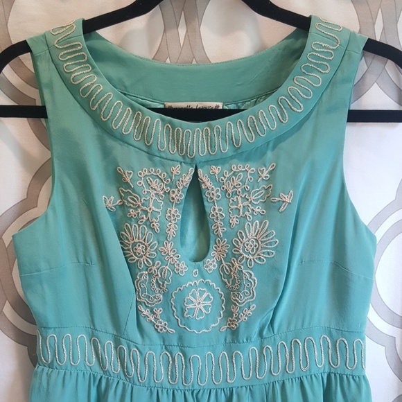 Nanette Lepore Dresses & Skirts - Nanette Lepore Silk Embroidered Dress 2